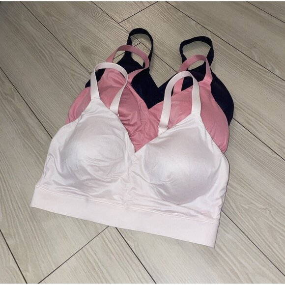 Tommy John Other - Lot 3 Tommy John Womens Second Skin Triangle Bralettes Bras Lined WF M D-DD/D-E